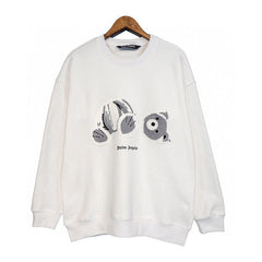 Palm Angels Grey Bear Sweatshirt