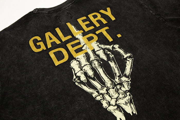 Gallery Dept .Skeleton Hand Bone Short Sleeve T-Shirt