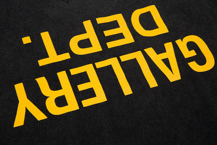Gallery Dept. Upside Down Gold Letter Logo Print Short Sleeve