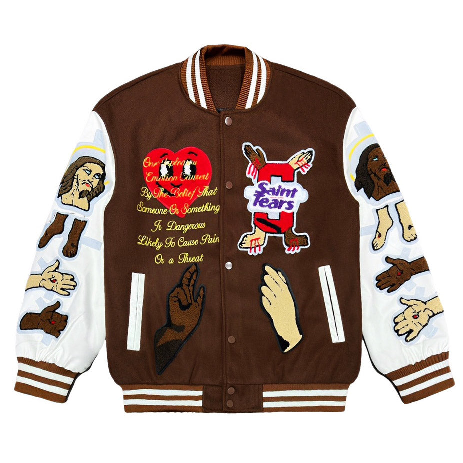 Saint Michael Baseball Jacket