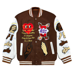 Saint Michael Baseball Jacket