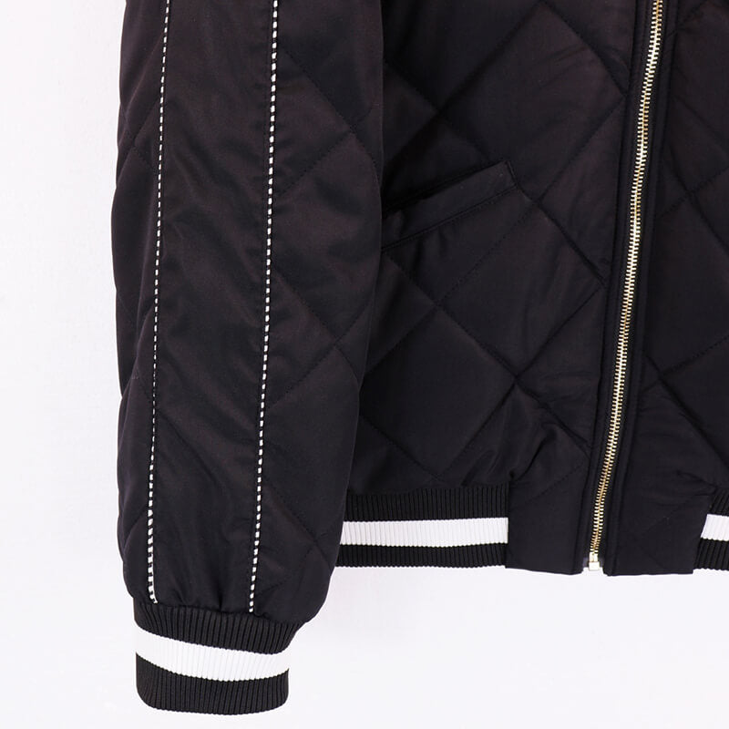 Palm Angels Quilted Souvenire Bomber Jacket