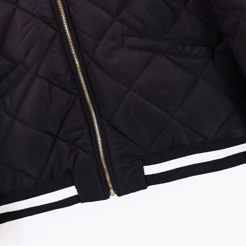 Palm Angels Quilted Souvenire Bomber Jacket