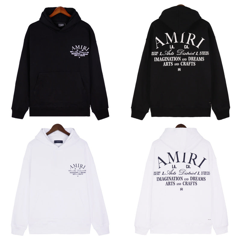 AMIRI Logo-Appliquéd Embroidered Cotton-Jersey Hoodies