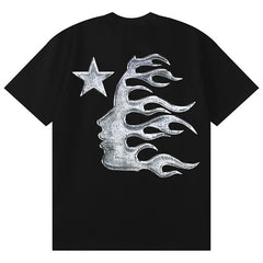 Hellstar Studios print casual T-Shirts