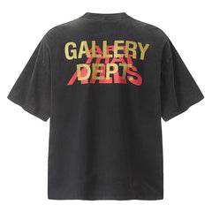Gallery Dept. Letter Print Cotton T-Shirt