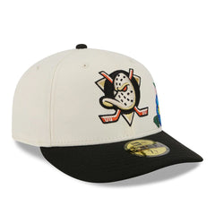 Anaheim Ducks NHL Tonal Florals White 59FIFTY Fitted Cap