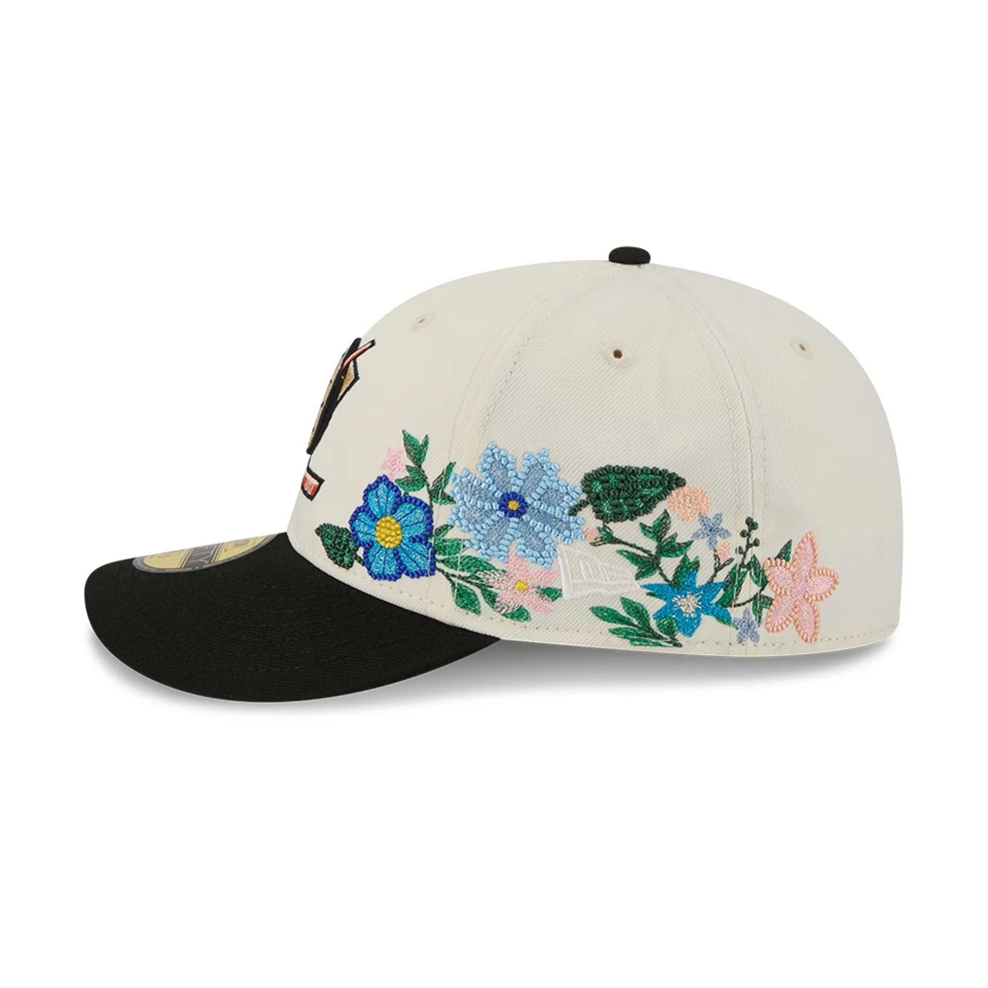 Anaheim Ducks NHL Tonal Florals White 59FIFTY Fitted Cap