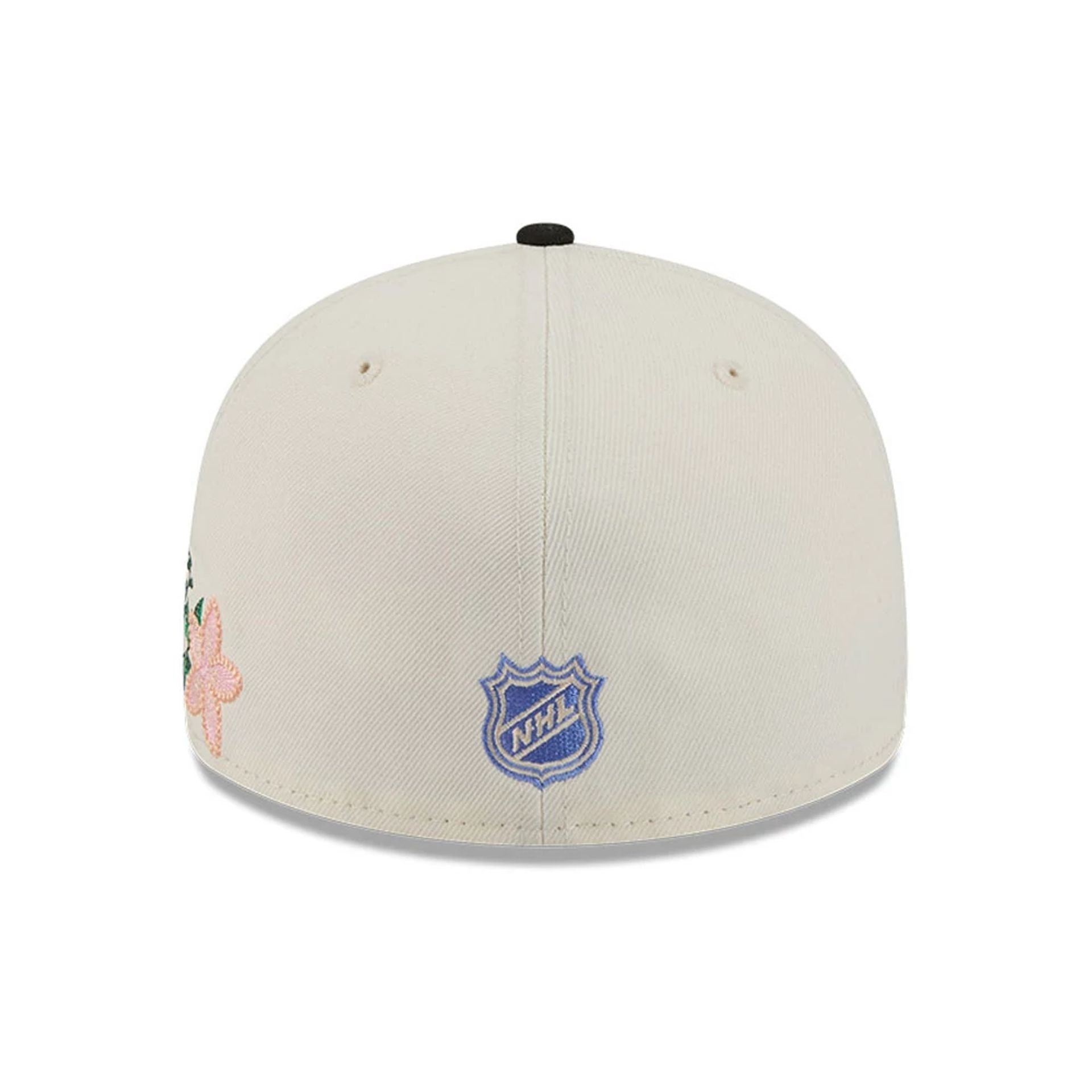 Anaheim Ducks NHL Tonal Florals White 59FIFTY Fitted Cap
