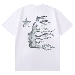 Hellstar Studios print casual T-Shirts