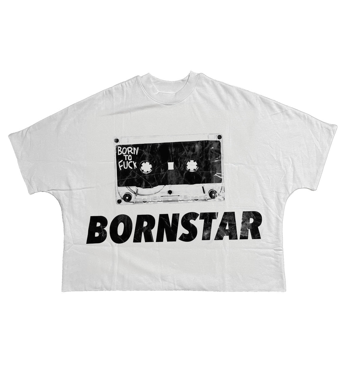 Billionaire Studios Bornstar Tape White Tee