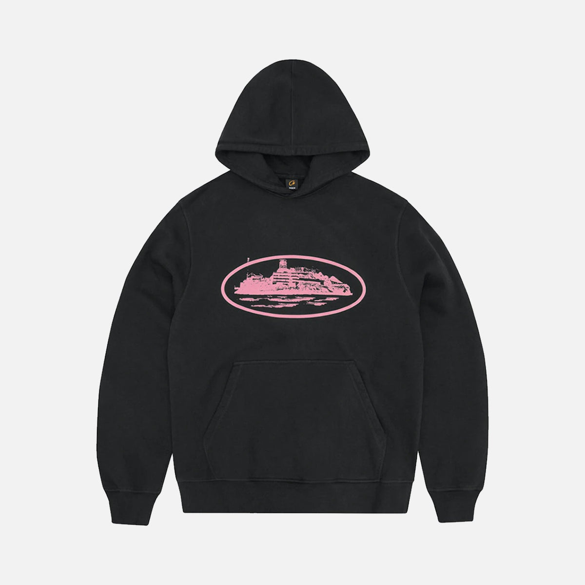 Corteiz RTW Alcatraz V2 Hoodie - Black / Pink