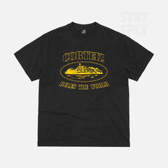 Corteiz RTW Glow In The Dark OG Alactraz T-Shirt - Black
