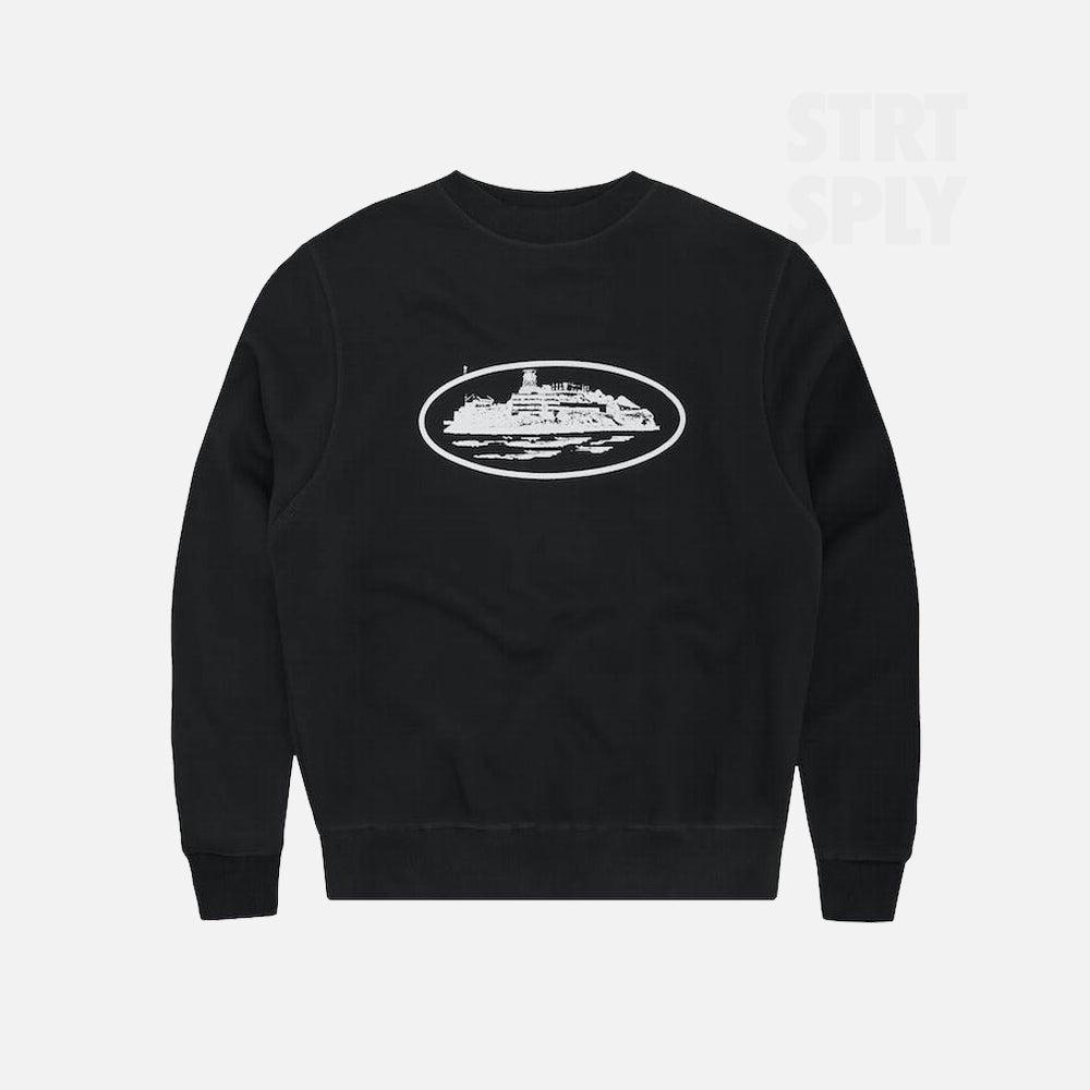 Corteiz RTW OG Alcatraz Sweater - Black