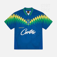 Corteiz RTW Club America Brasil Jersey - Blue