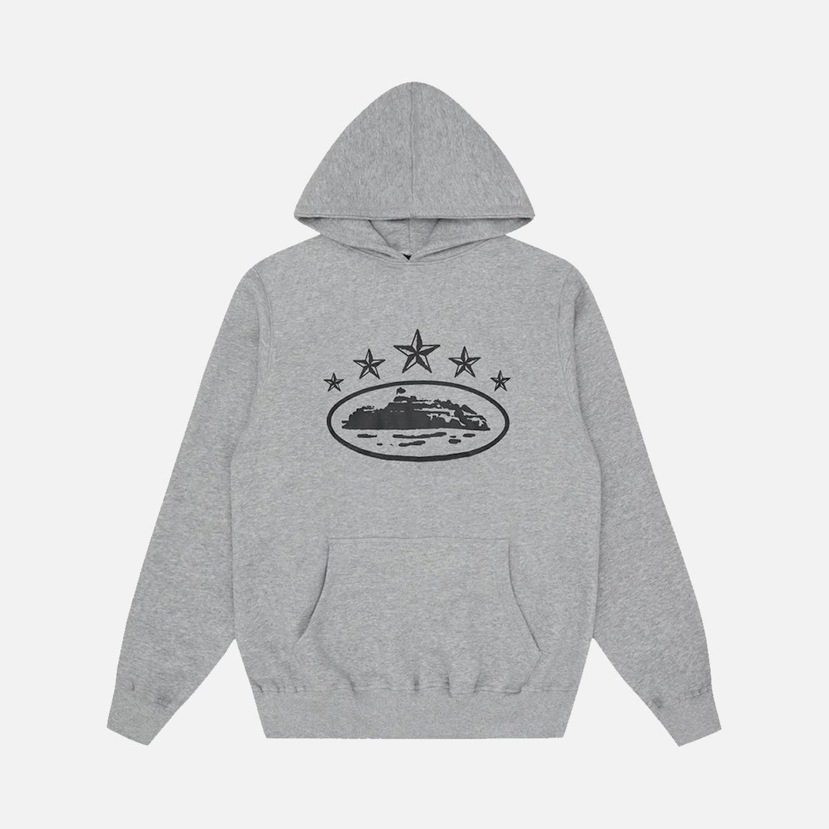 Corteiz RTW 5 Starz Hoodie - Grey