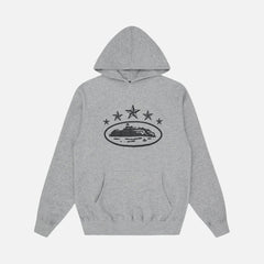 Corteiz RTW 5 Starz Hoodie - Grey