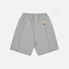 Corteiz RTW HMP Raw Hem Shorts - Heather Grey
