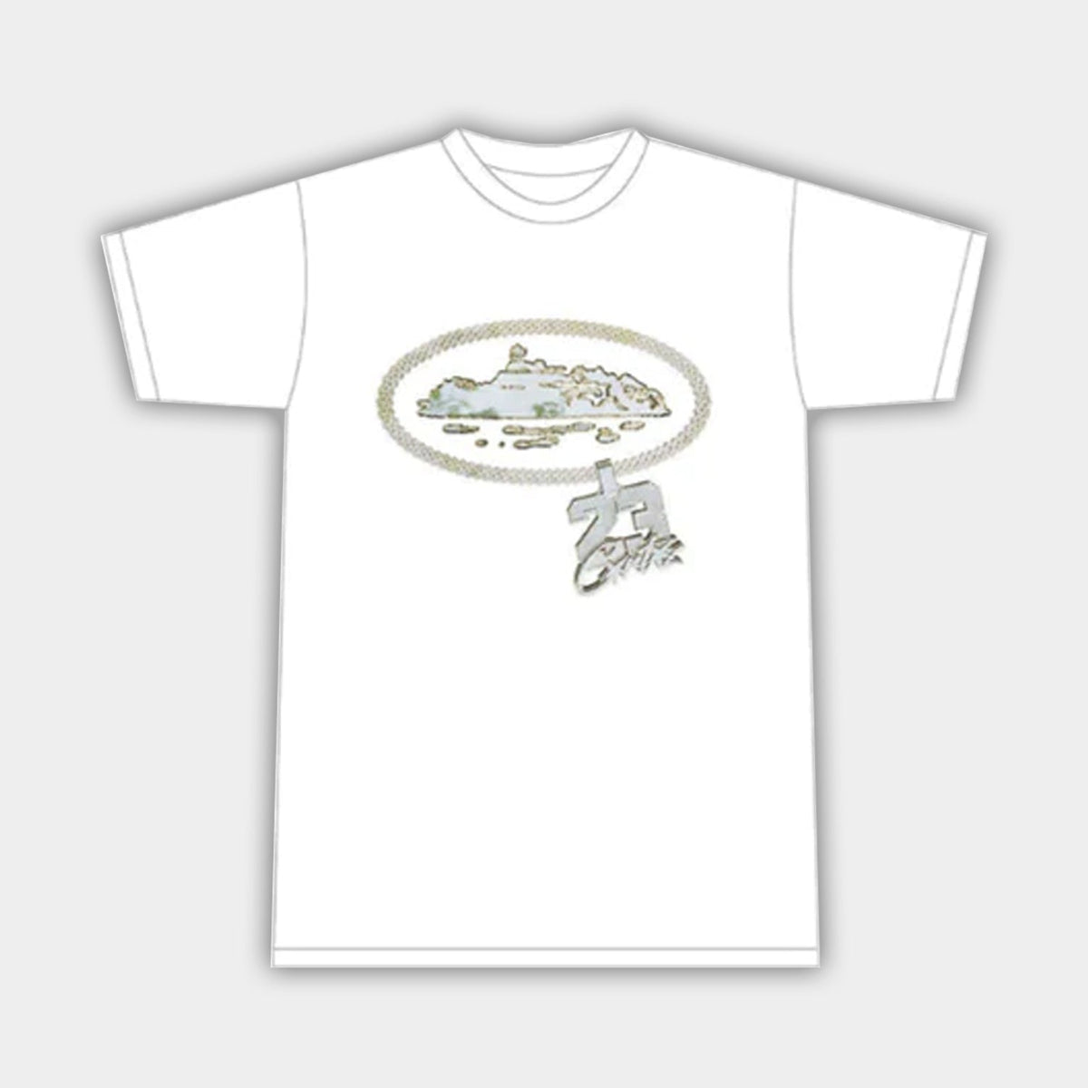 Corteiz RTW X Central CEE 23 Chain T Shirt - White