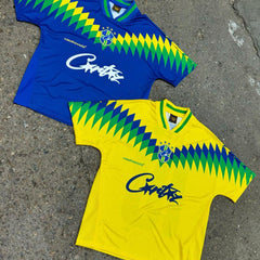 Corteiz RTW Club America Brasil Jersey - Blue
