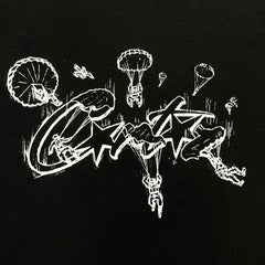 Corteiz RTW Allstarz Skydiver T-Shirt - Black / White