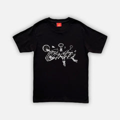 Corteiz RTW Allstarz Skydiver T-Shirt - Black / White