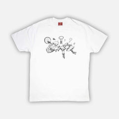 Corteiz Rtw Allstarz Skydiver T-Shirt - White / Black