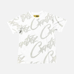 Corteiz RTW Allstarz All Over T-Shirt - White