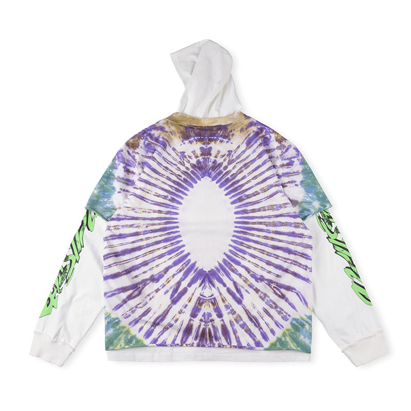 HELLSTAR Tye-Dye Zip-Up Hoodie