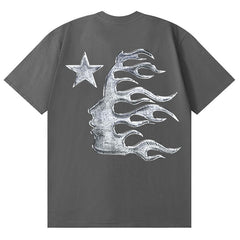 Hellstar Studios print casual T-Shirts