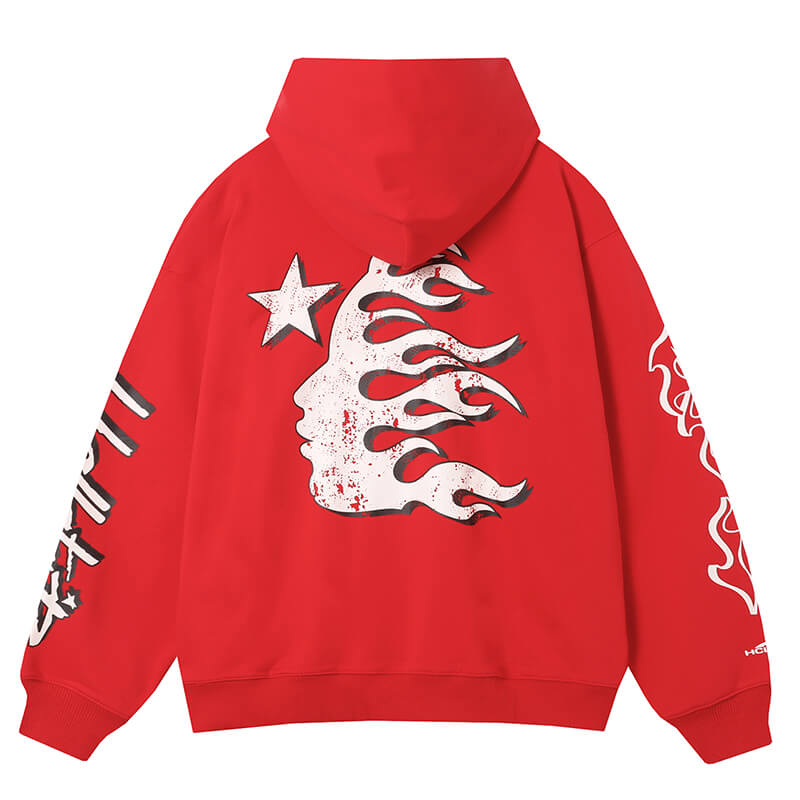 Hellstar Studios Records Hoodie Red