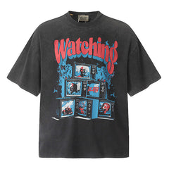 Gallery Dept. Letter Print Cotton T-Shirt